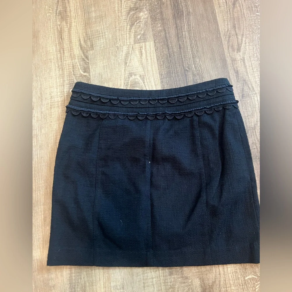 Women’s Tory Burch 100% cotton -  black skirt - Picture 2 of 4